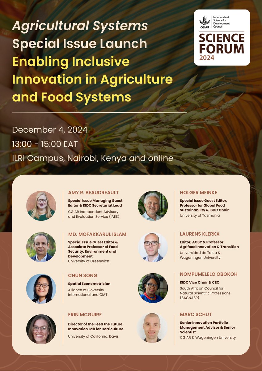 CGIAR Independent Advisory and Evaluation Service tweet media