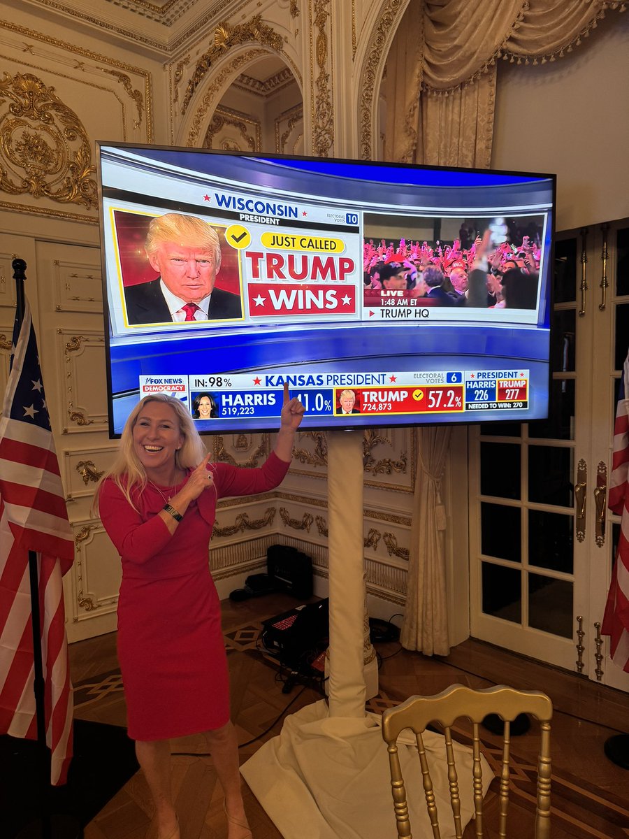 Donald Trump has just been elected President for a THIRD time.