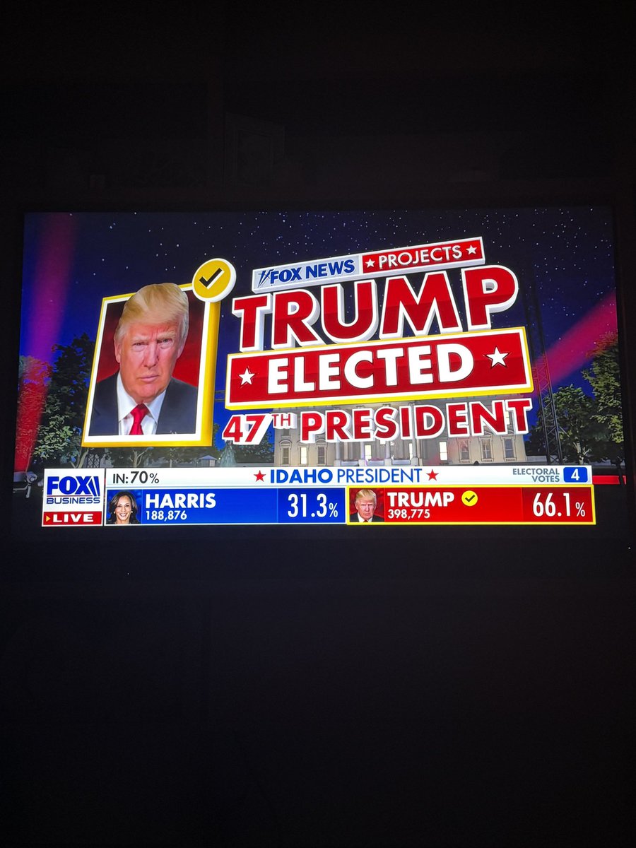 DevonHuber15's tweet photo. America spoke! It’s time to get back to America first! Let’s go!!!! https://t.co/fA3U6CaNm7