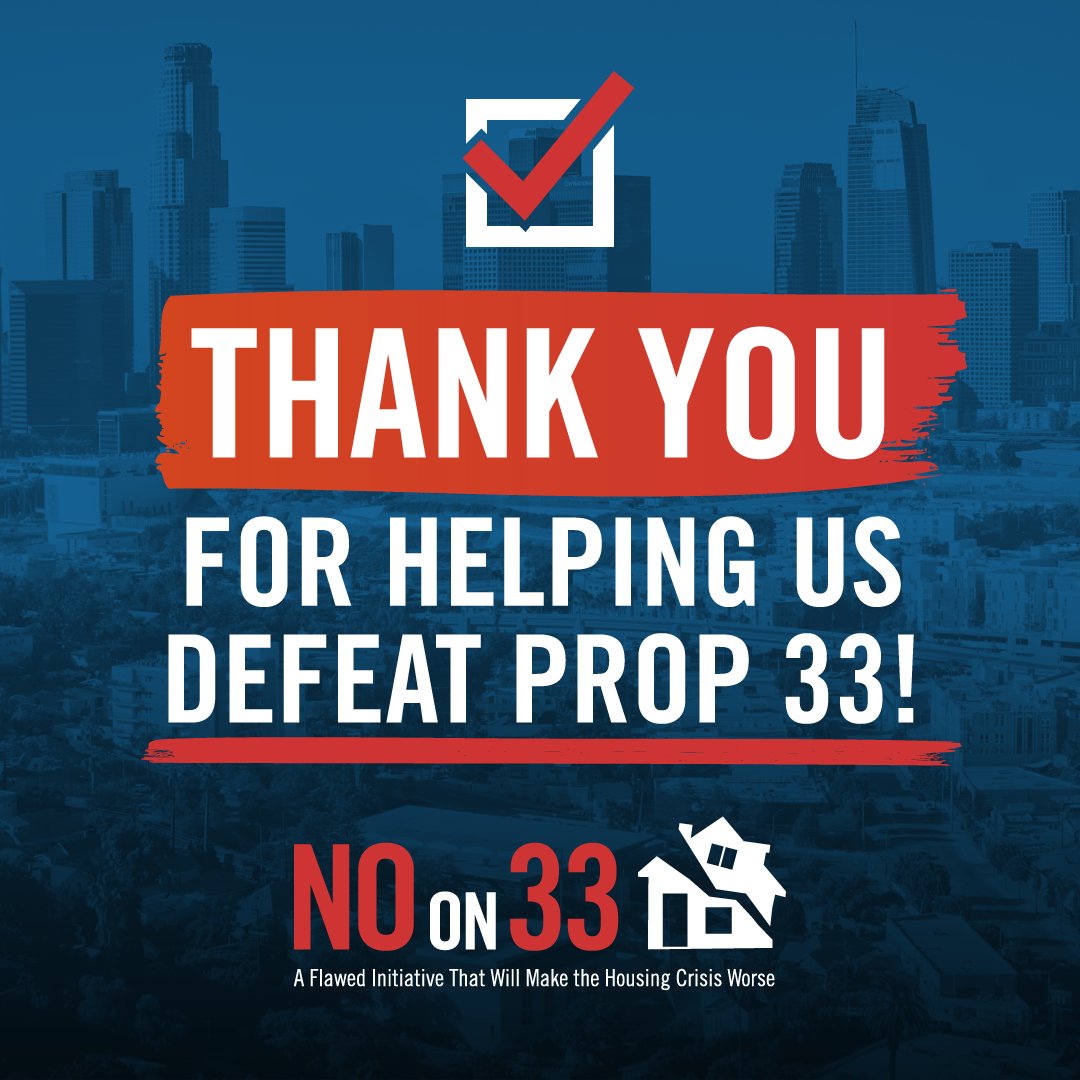 No on Prop 33 tweet media