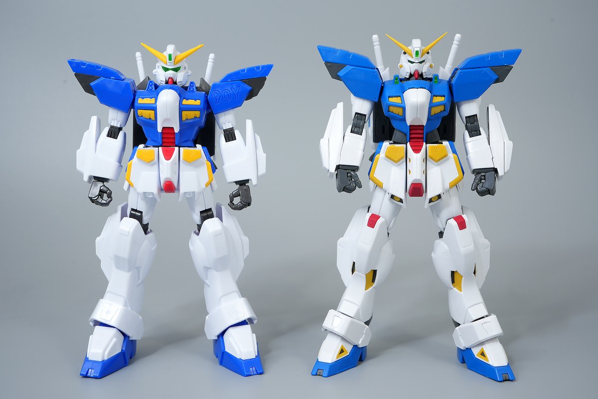 MG F90ⅢYクラスターガンダム組んだので旧キットと比較