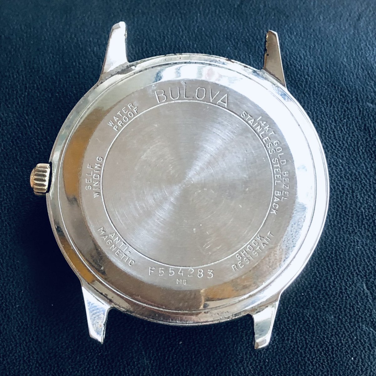 Kentle_watch's tweet photo. Bulova Ambassador auto microtor movement Cal 12EBA, 14K gold bezel + steel, size 35.0mm is available for sale
Original and good condition
Price: $370 (free shipping). 
Payment is under Paypal.
Worldwide shipping from HCM city, Viet Nam
Contact WhatsApp (+84)707070722 https://t.co/d5orSgO2pD