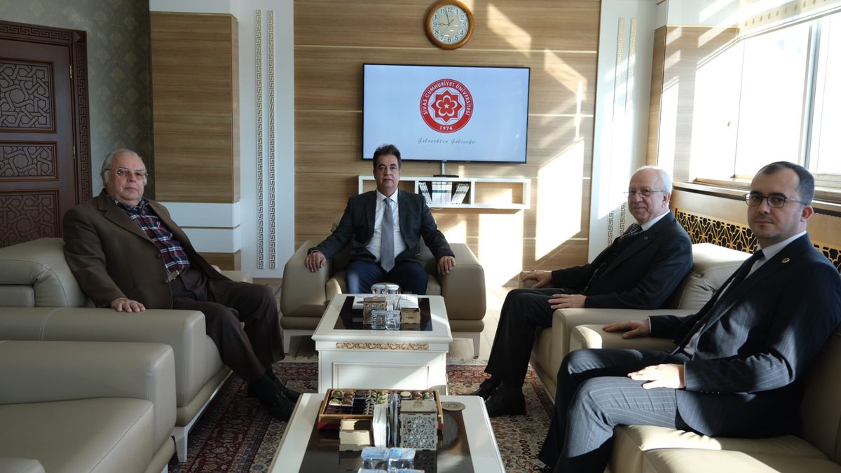 Sivas İl Genel Meclis Başkanı Mehmet Şarkışla ve beraberindekiler, bizlere hayırlı olsun ziyaretinde bulundu. Kendilerine nazik ziyaretlerinden ötürü teşekkür ediyorum.