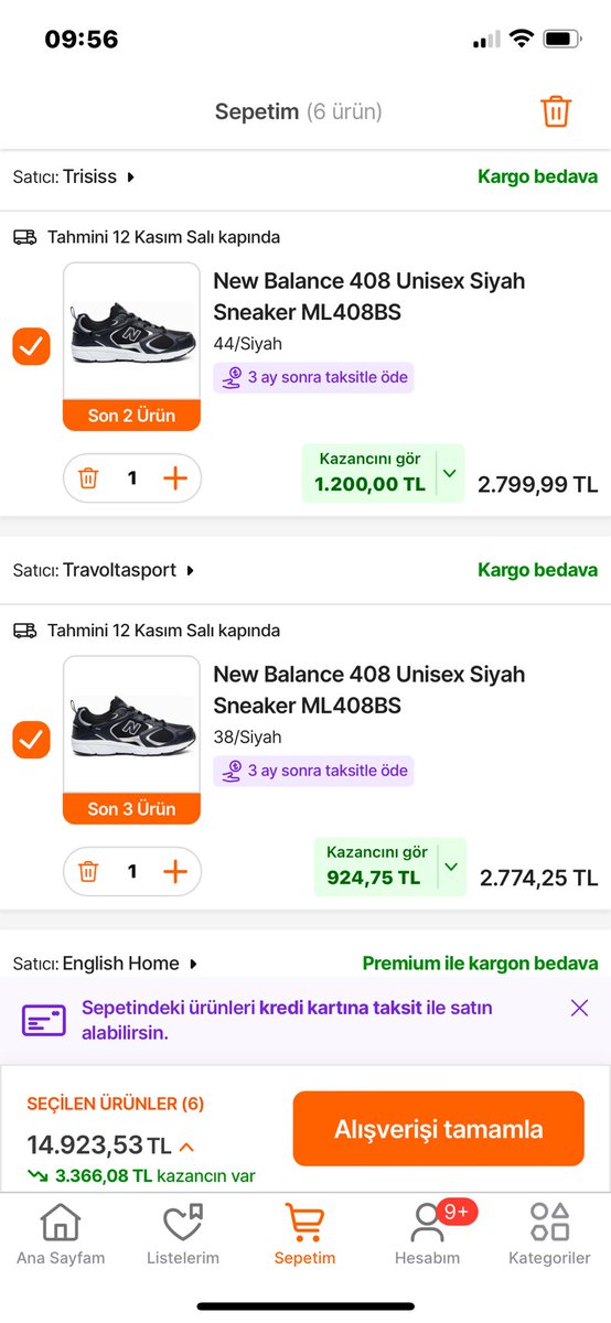 arzuvrn's tweet photo. Kasım indirimleri çılgınlığı başladı ya gerçek indirimlerin arasında dolandırıcılar da pastadan payını almak yarışında. Hem de hepsi burada çatısı altında… #hepsiburada #newbalance #şahanekasım #sahte https://t.co/bCFx6dkJcX