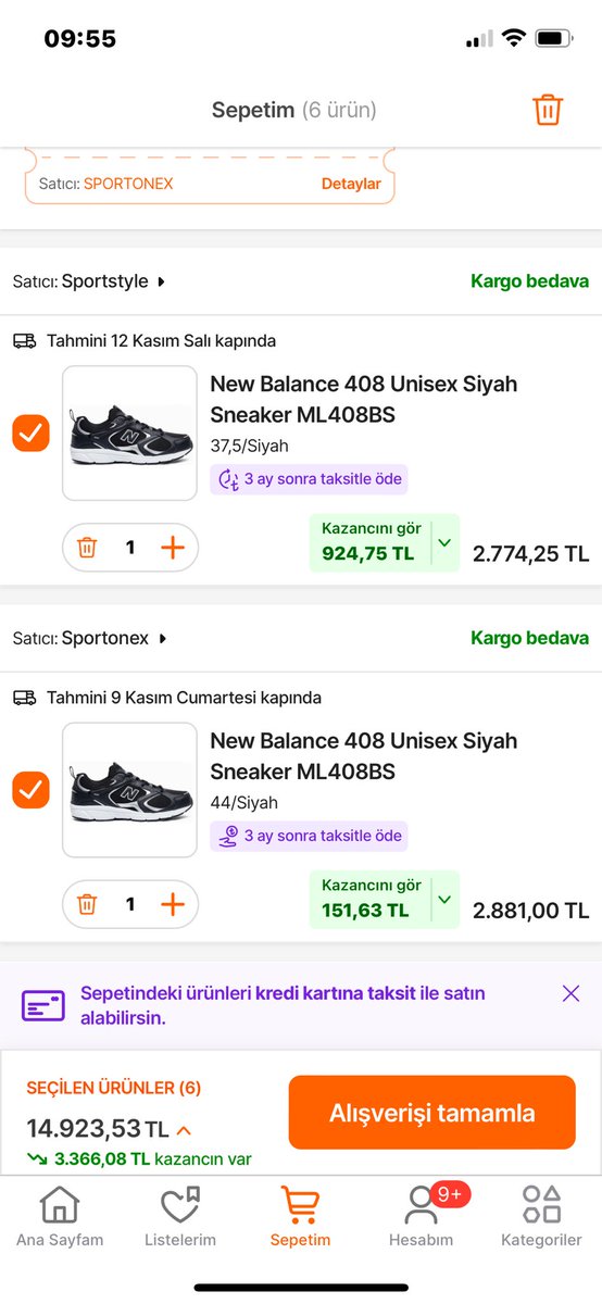 arzuvrn's tweet photo. Kasım indirimleri çılgınlığı başladı ya gerçek indirimlerin arasında dolandırıcılar da pastadan payını almak yarışında. Hem de hepsi burada çatısı altında… #hepsiburada #newbalance #şahanekasım #sahte https://t.co/bCFx6dkJcX