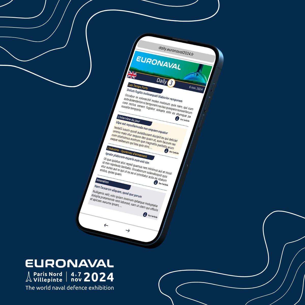 📢 𝗚𝗲𝘁 𝗿𝗲𝗮𝗱𝘆 𝗳𝗼𝗿 𝗮𝗻 𝘂𝗻𝗺𝗶𝘀𝘀𝗮𝗯𝗹𝗲 𝗗𝗮𝘆 𝟯 𝗮𝘁 𝗘𝘂𝗿𝗼𝗻𝗮𝘃𝗮𝗹! 

We are pleased to announce the publication of 𝗗𝗔𝗜𝗟𝗬 𝗻°𝟯 𝗼𝗳 𝗘𝗨𝗥𝗢𝗡𝗔𝗩𝗔𝗟! 📰
👉swll.to/DAILY3

#EN24 #DAILY