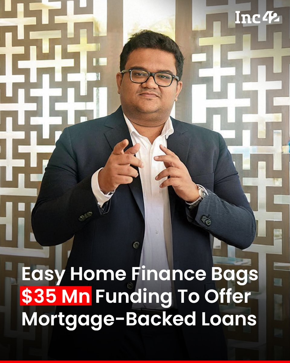 Lending tech startup <a href="/easyhomefinance/">Easy Home Finance Limited</a>  has raised $35 Mn as part of its Series B funding round co-led by Claypond Capital, the investment office of Manipal Group’s Ranjan Pai, and Japanese banking giant Sumitomo Mitsui’s Asia Rising Fund👇

In a statement, Easy said that it will