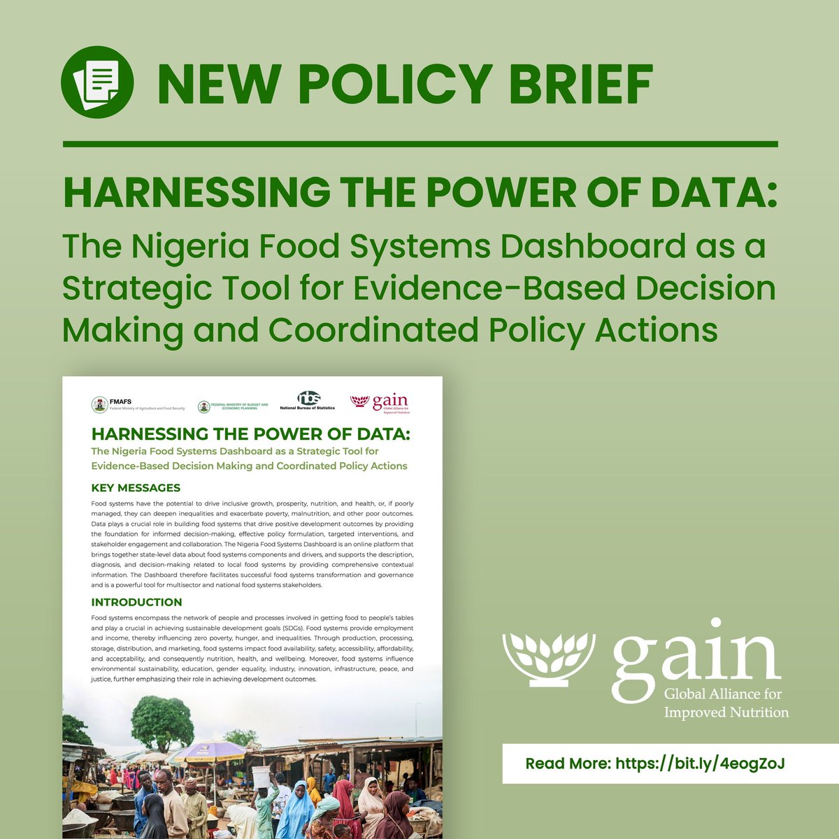 From farm to table, data matters! Nigeria's #FoodSystemsDashboard is transforming how we tackle food security across 36 states. Smart decisions need good data and this tool delivers exactly that. 

Read more here on our food systems transformation efforts: bit.ly/4eogZoJ