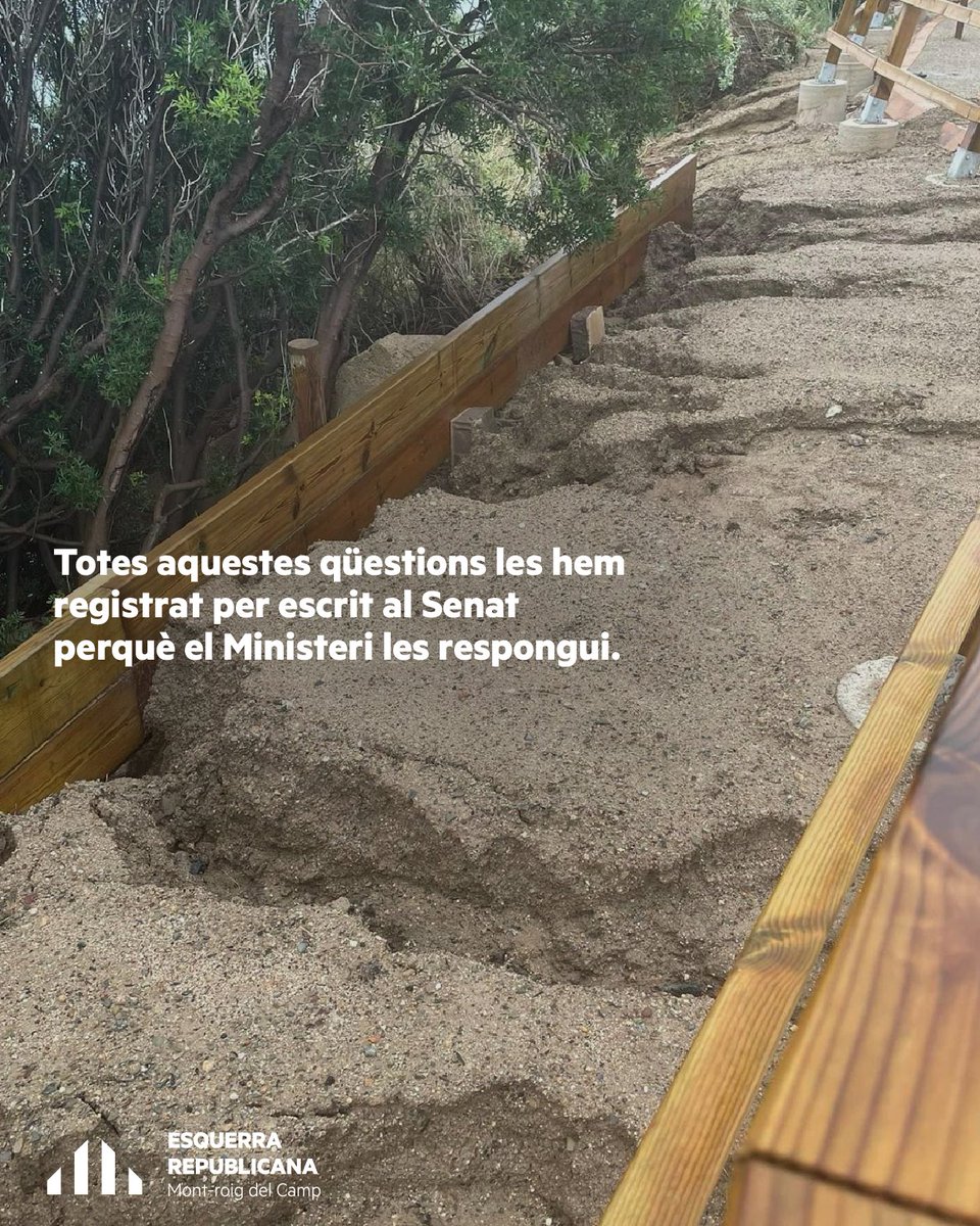 #PleOctubreERC | El més destacat (tercera part) 👀

Obres de la vergonya ⚠️ La pressió dels veïns fa que l'Ajuntament es tiri enrere, rectifica i no inaugurarà unes obres amb un projecte mal executat.

📢 Moltes preguntes sense resposta.

#ERC #Esquerra #Montroig #Miami