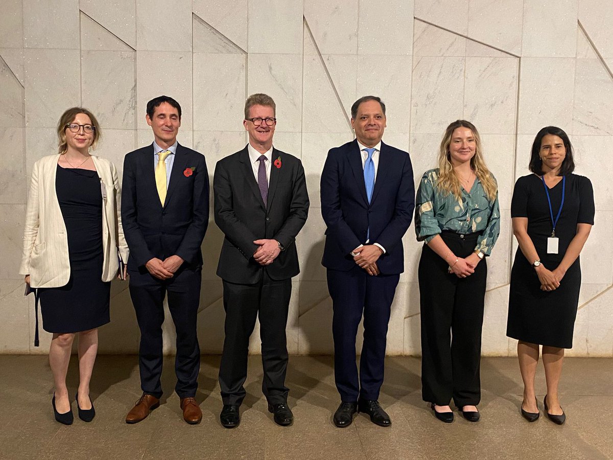 A pleasure and privilege to visit Brasilia for the first time.  Thank you to Ambassador Marcelo Câmara for hosting 2024 🇧🇷🇬🇧counter-proliferation dialogue at <a href="/Itamaraty_EN/">Itamaraty Brazil 🇧🇷</a>.  Wide-ranging discussions covering arms control, disarmament and non-proliferation.