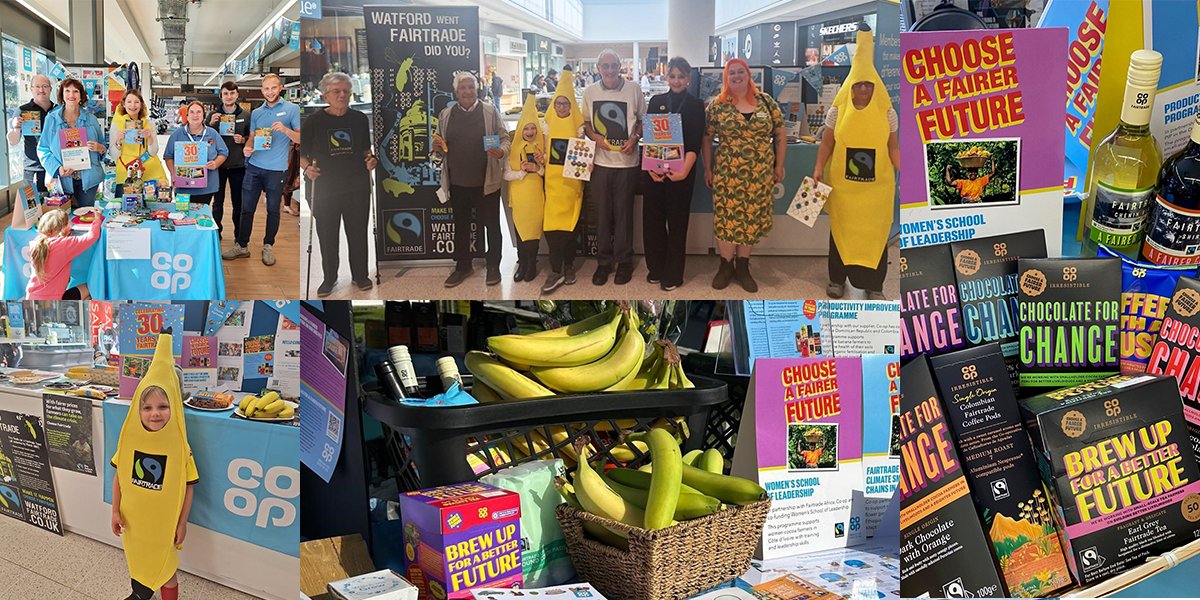 Together with you, our <a href="/coopuk/">Co-op</a> Members, we’ve been supporting Fairtrade for 30 years. From new products and packaging to local events, quizzes and online games we all celebrated the impact of Fairtrade on our producers and their communities. Find out more: coop.uk/40fRByi