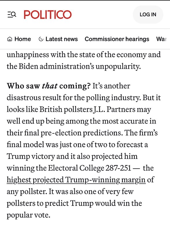 jamesjohnson252's tweet image. Write up in @politico playbook on @J_L_Partners election model and polling