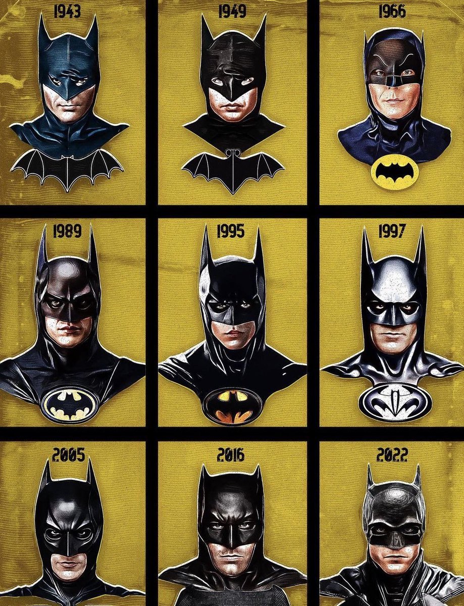 batmaniatiko's tweet photo. Icónicos, únicos, cada uno a su estilo. Simplemente… #Batman https://t.co/BCiREZU4Do