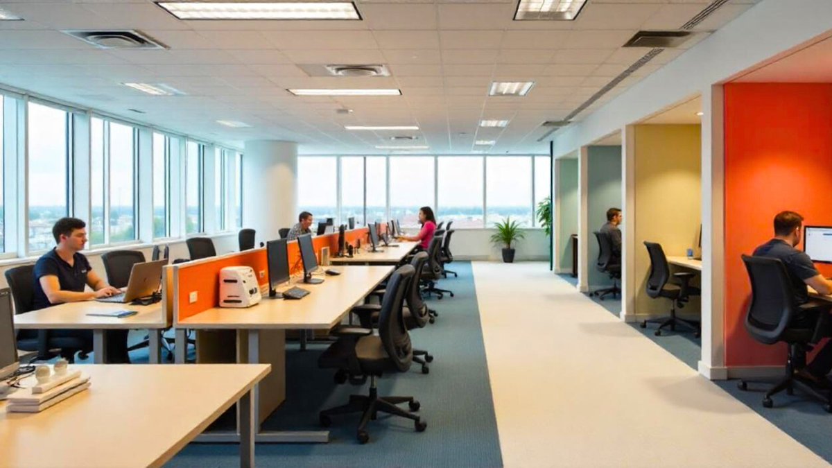 Hybrid offices are redefining #productivity, blending #flexibility, tech, and #comfort for diverse #work styles. With nearly 70% of employees preferring flexible setups, it’s time to rethink your #office #design. 

Learn more at ow.ly/cgbI50U12xn

#officedesign #workplace