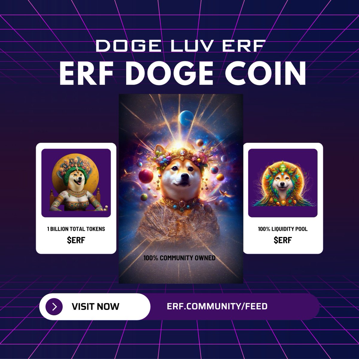 ErfDogeCoin's tweet photo. Built to be truly decentralized and fully audited! Ready to join the $ERF family?   

Visit Now 👉 https://t.co/mNunZnJnre

#memecoin #TokenSale #token2024 https://t.co/6cThh6hw89