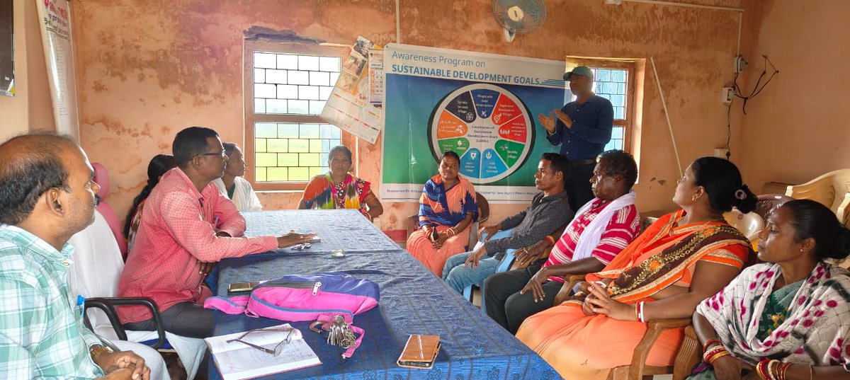 Atmashakti3's tweet image. Photos from an orientation session on Localized Sustainable Development Goals (LSDGs) in Mayurbhanj District, Odisha. Enhancing #CommunityAwareness and understanding of LSDGs, #BuildingCapacities for #CollectiveProgress toward achieving the #SDGs 

#LSDGIndia