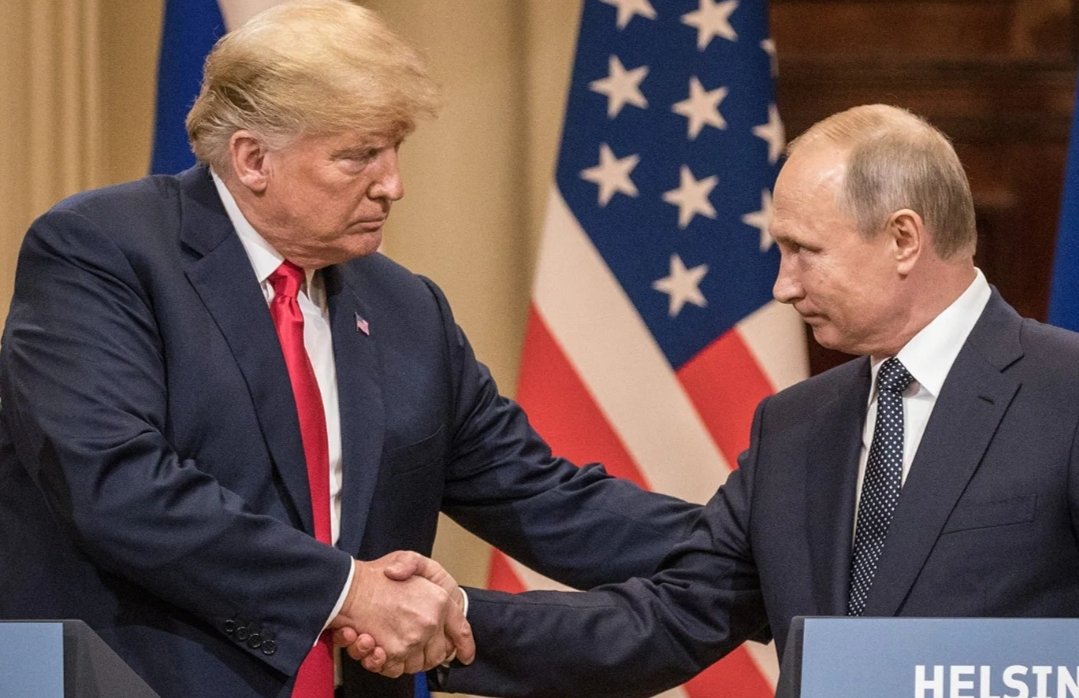 pr0ud_americans's tweet photo. Russian President Putin has confirmed he's ready to negotiate with Donald Trump over Ukraine. Trump aims for a "fair deal" if elected, citing his relationship with Putin. However, real progress remains uncertain. https://t.co/nqzrM9a4Fj