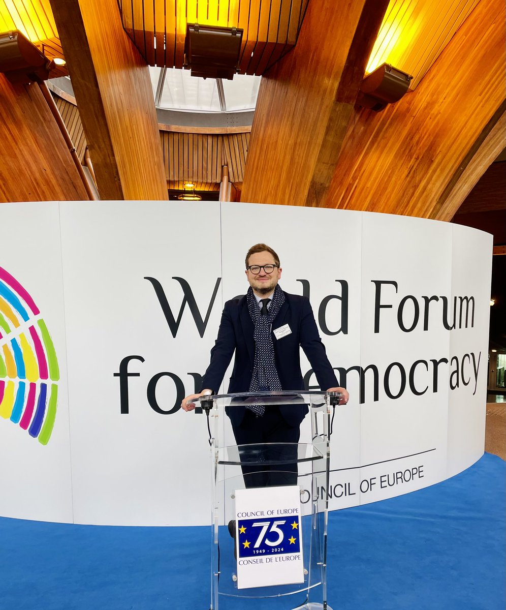 Alexis Prokopiev (@aprokopiev) on Twitter photo First day of a very particular and important #WorldForumForDemocracy in Strasbourg.
#CoE_WFD #WFD2024 <a href="/CoEDemocracy/">Council of Europe Democracy</a> <a href="/coe/">Council of Europe</a> First day of a very particular and important #WorldForumForDemocracy in Strasbourg.
#CoE_WFD #WFD2024 <a href="/CoEDemocracy/">Council of Europe Democracy</a> <a href="/coe/">Council of Europe</a>