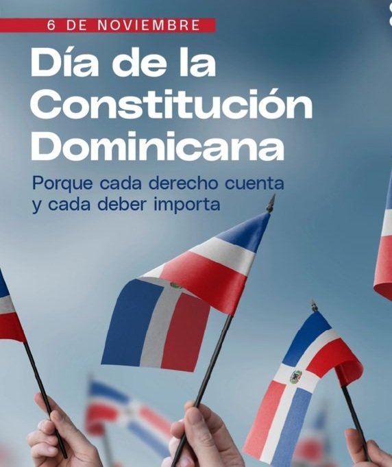 📜🇩🇴✨ Hoy conmemoramos el 180 aniversario de la Constitución Dominicana, promulgada un 6 de noviembre de 1844 en la ciudad de San Cristóbal. En este día especial, honramos el compromiso de proteger la justicia, la soberanía y los valores que nos definen como dominicanos.