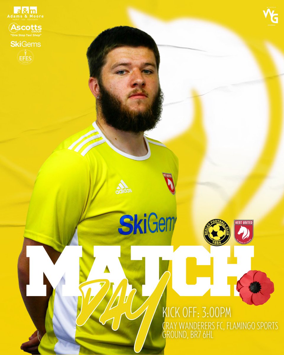 kentunitedfc's tweet image. MATCH DAY ⚽️

🆚 @Bexleyfc_ 
🏟️ Cray Wanderers FC, Flamingo Park, BR7 6HL
⏰ 3:00PM Kick Off
🏆 KCFL Prem Division

Come down and support the boys in the league.

#upthetrotters #wewillnotforget ❤️