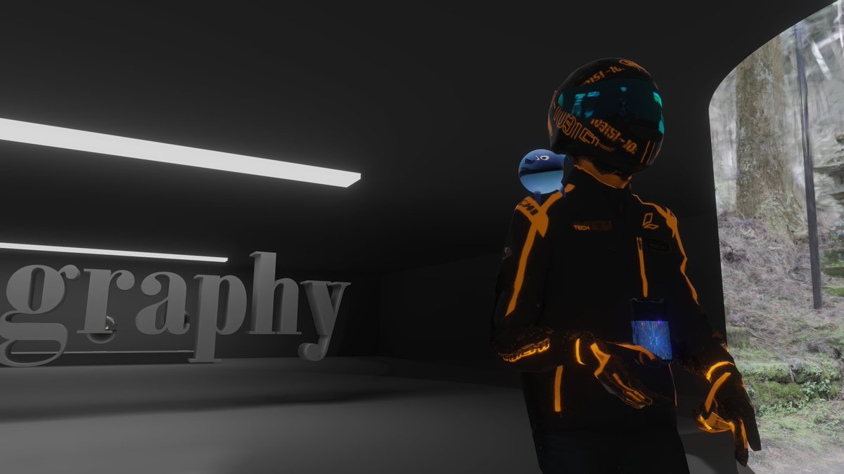S_Thurk's tweet image. ガウシアンってその方向から見た絵を連続生成する技術でポリゴンじゃないのに、VR空間で見えるようなってて謎な技術
でも確かにすごい負荷がある
視界だけじゃなくカメラにも反応して絵が変わるし
#Spatialography