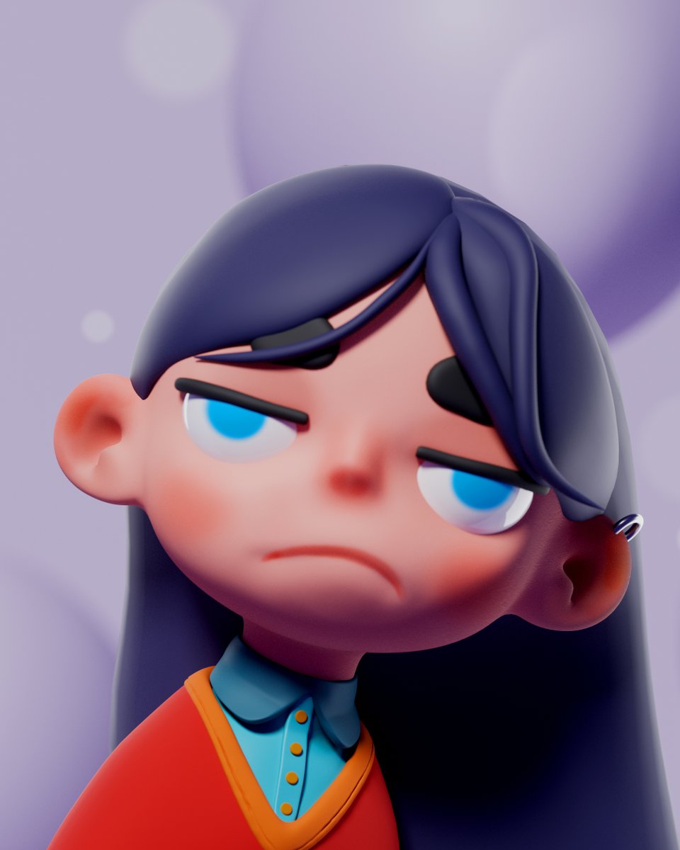 guuutv's tweet photo. Tired #3d #character #characterdesign #blender #b3d https://t.co/LPkk7IwILI