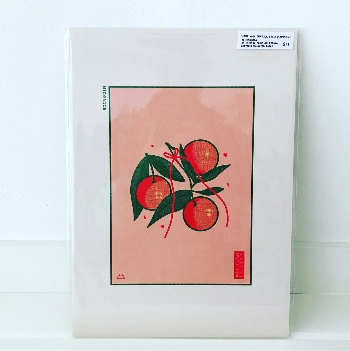 TLM_e17's tweet photo. 🍊new artist🍊 We’re thrilled to have Nicole Tan aka Niconico’s (@/niconico_everyday) gorgeous luck-filled prints joining us! ❤️🌟 https://t.co/nMHj7nJq23