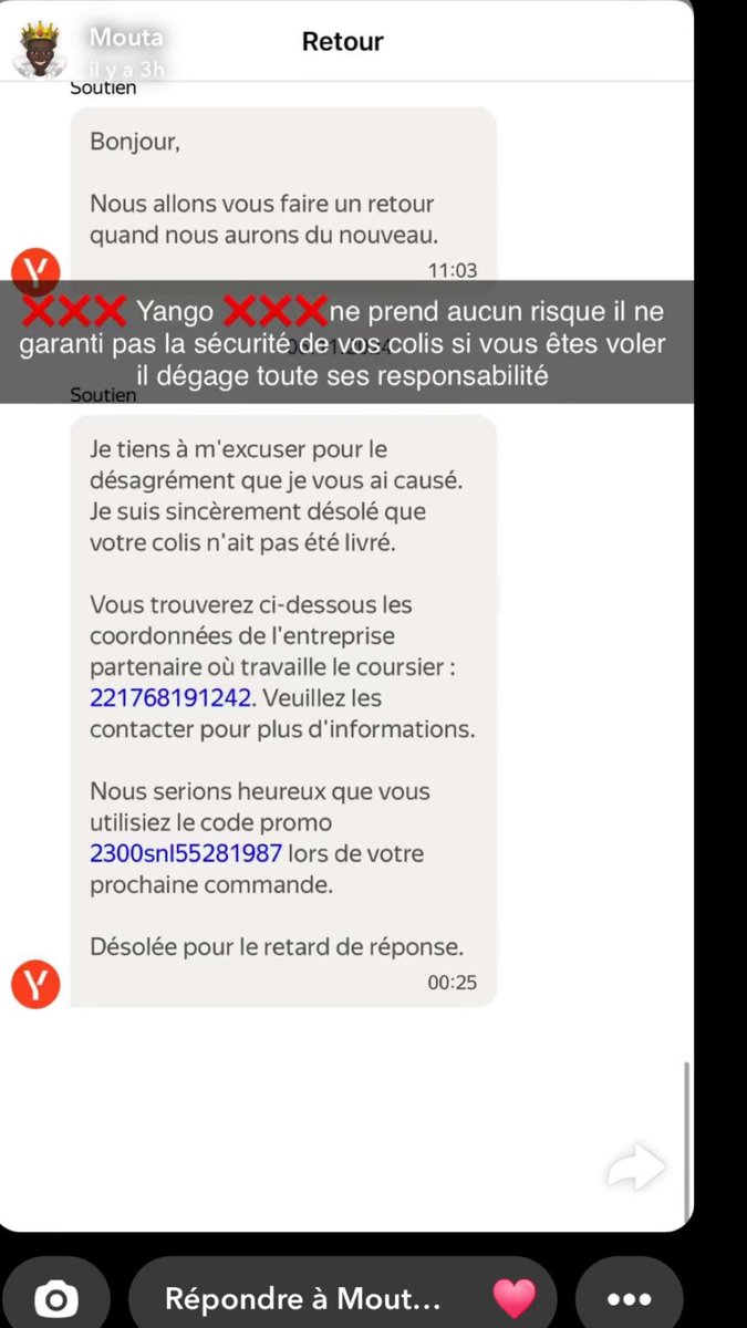 Chonchon2221's tweet photo. 🚨 🚨 🚨 ‼️ @YangoApp  prenez vos responsabilités 🚨🚨🚨🚨🚨 https://t.co/PfojUREj9w