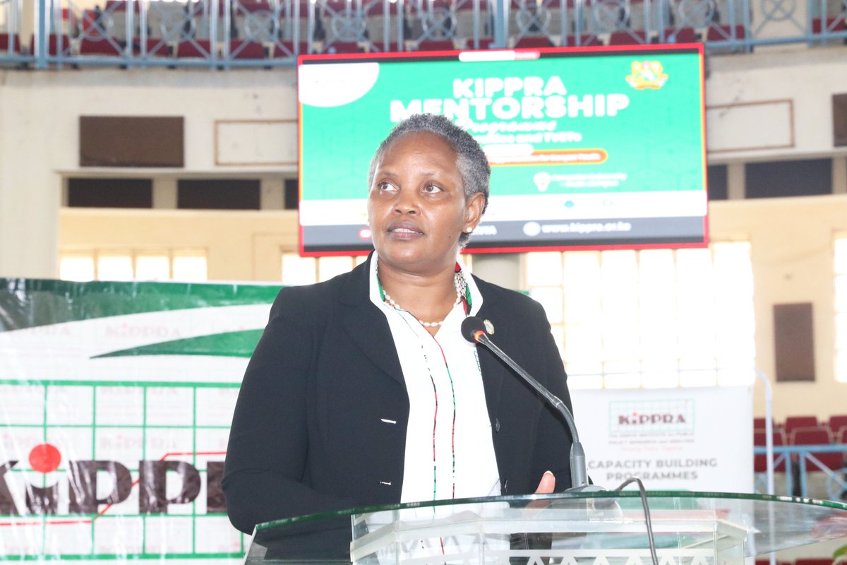 KIPPRAKENYA's tweet photo. Ongoing: Two-day @KIPPRAKENYA Mentorship Programme for Universities at @KenyattaUni. The Executive Director Dr Rose Ngugi shares highlights of the KMPUTs, including its journey, milestones and achievements. #KMPUTs #ThinkingPolicyTegether https://t.co/pFRIAQXCR7