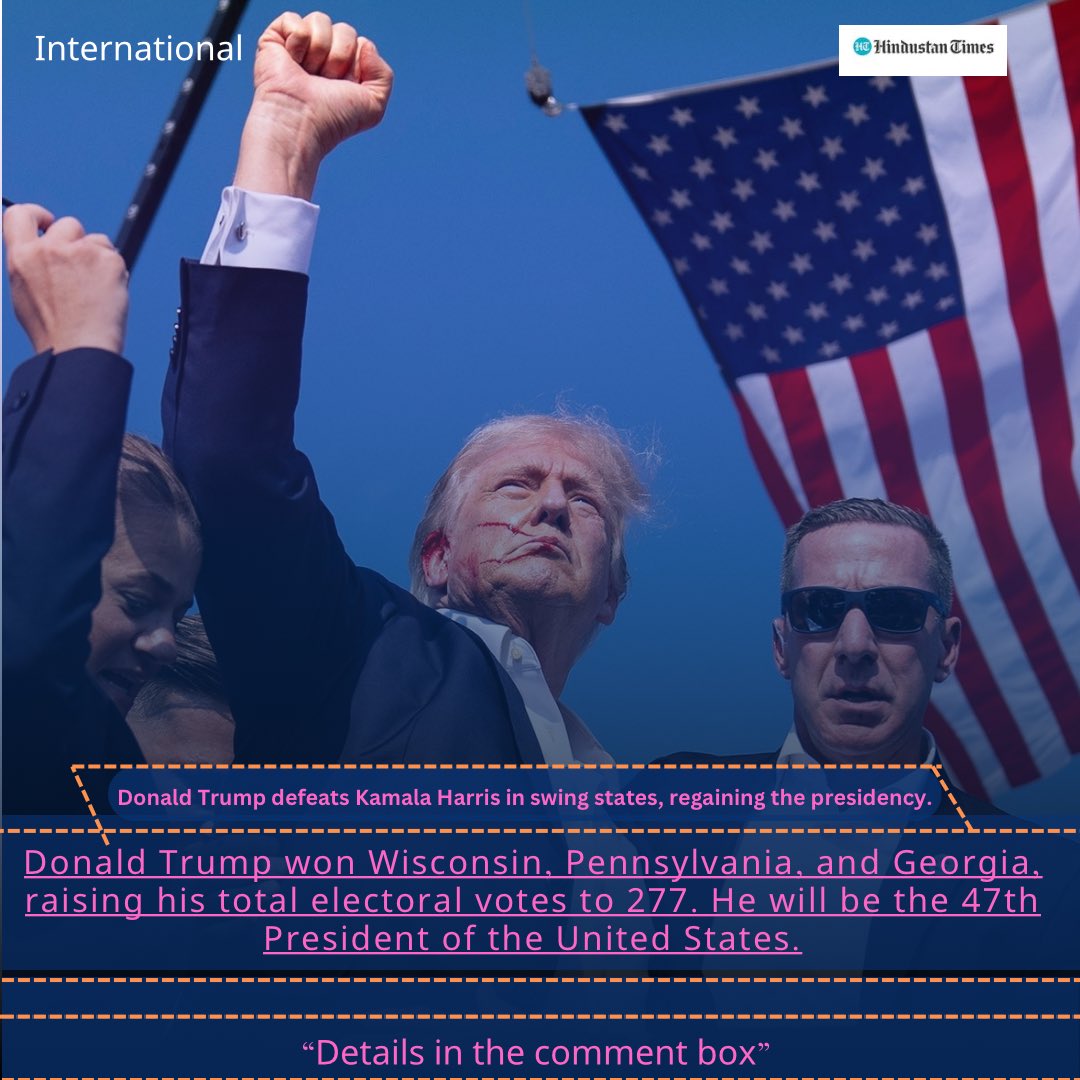 TheHeadlineHunt's tweet photo. #USAElection2024 
#jmconlinemojo 
#theheadlinehunt 
@MoJoJamil 
#source:hindusthantimes https://t.co/GMzDUajajo