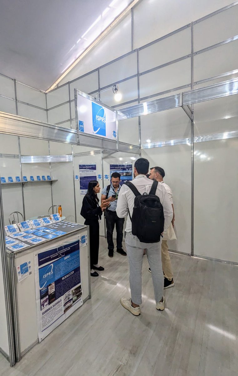 ISPRS_STEP's tweet photo. Day 2 of the #ISPRS #TCIII MidtermSymposium in Belém, Brazil!
 🌎If you're here, swing by our ISPRS SC booth at the VILLAGE-exhibition area to discuss about exciting opportunities for students/yps in photogrammetry, remote sensing, and spatial information sciences! 📸🛰 https://t.co/I3osn0bapu