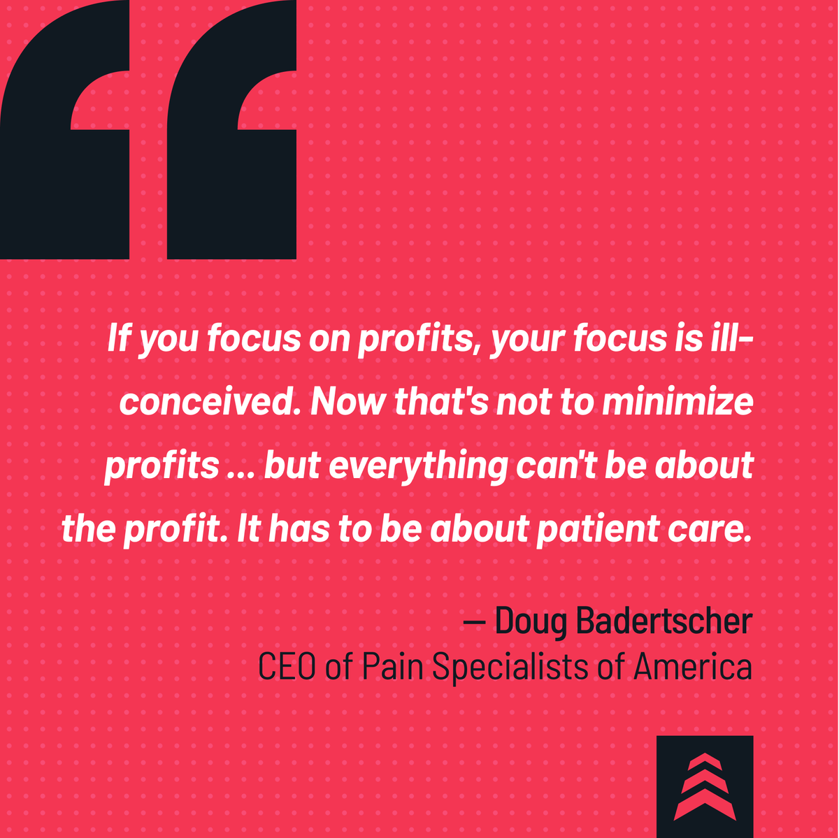 AllegrowAgency's tweet photo. Profit in healthcare shouldn’t come at the expense of patient care. https://t.co/Wc6W9cOiUj
