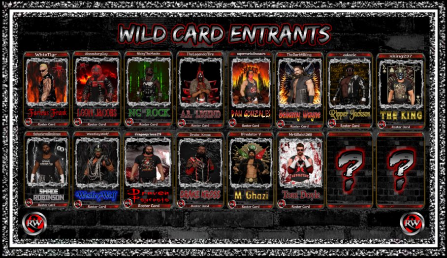 The Entrants for the Tag Team Wild Card Tournament