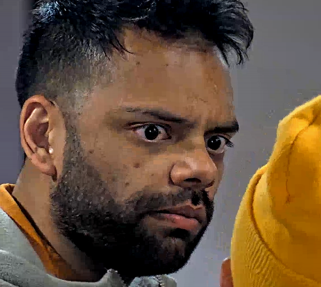 CandlelitAnne's tweet photo. Simbal's villain origin story is literally just being too retarded to understand a simple plan laid out by Binx and Alex lmao 
#fishtanklive #BB26 #BB27 #India https://t.co/HQreY4fm2C
