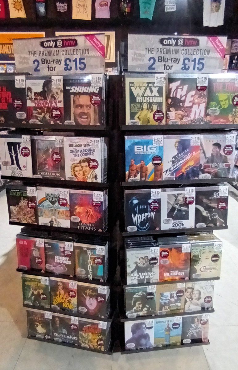 hmvBelfast's tweet image. The return of the premium collection
Available only at hmv
Back at the amazing value of 2for£15
Classic movies at amazing prices
Great gifts for you and the other movie lovers in your life
#hmv #premiumcollection #bluray #drama #scifi #horror #comedy #action @avocadoom89