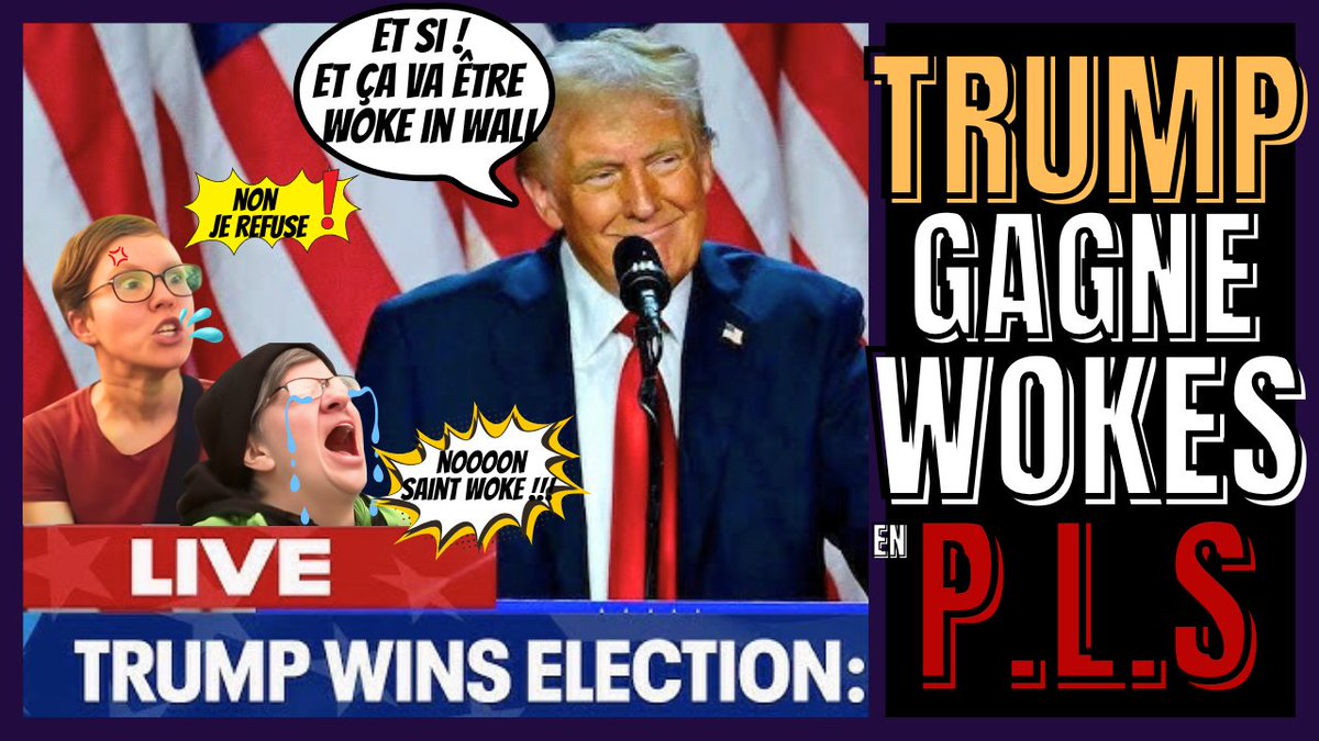 DONALD TRUMP PRESIDENT USA 2024,WOKE EN P.L.S(ELECTIONS,UNITED STATES)
✨youtube.com/watch?v=6HoaLd…✨
#DonaldTrump2024 #President #ElectionDay #USA #Woke #ideologie #PLS #antiwoke #groupe #ElonMusk #ministre #efficiency #HowardUniversity #KamalaHarris #journaliste #france #raciste