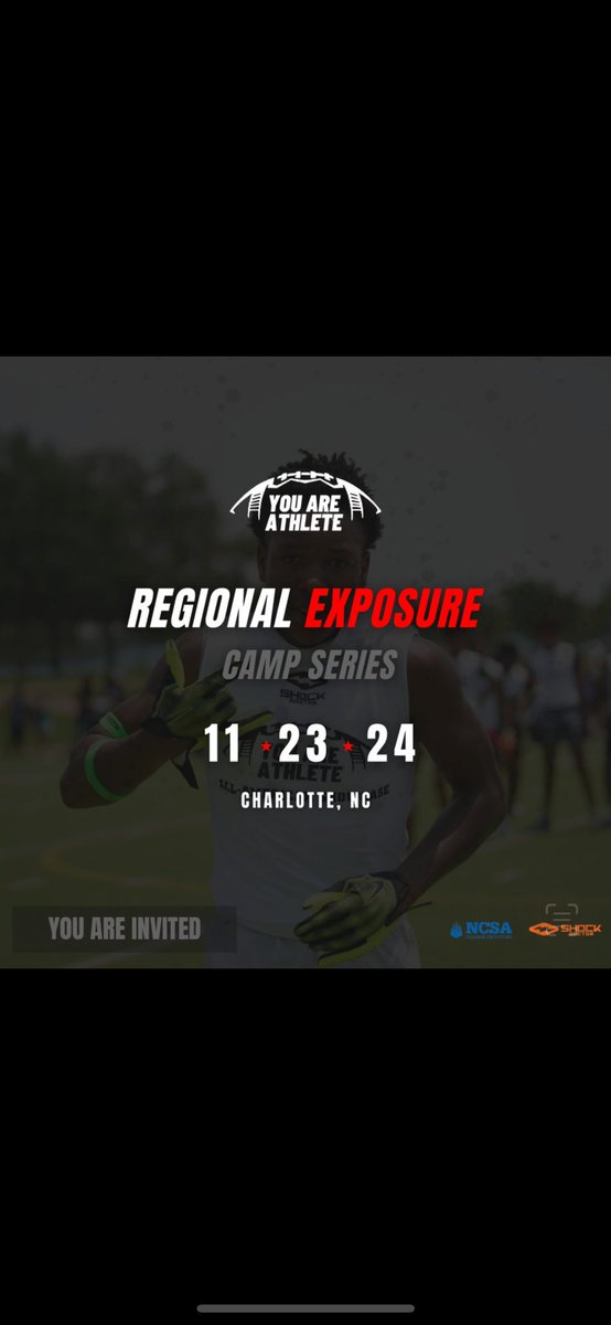 yk_Elijah3's tweet photo. I would like to thank @youareathlete &amp; @ShockDoctor for the invitation again to the Camp I’m attend too on November 23
@ElbertFootball @Coach_SJarvis 
#AGTG https://t.co/qi9YEXFCz7