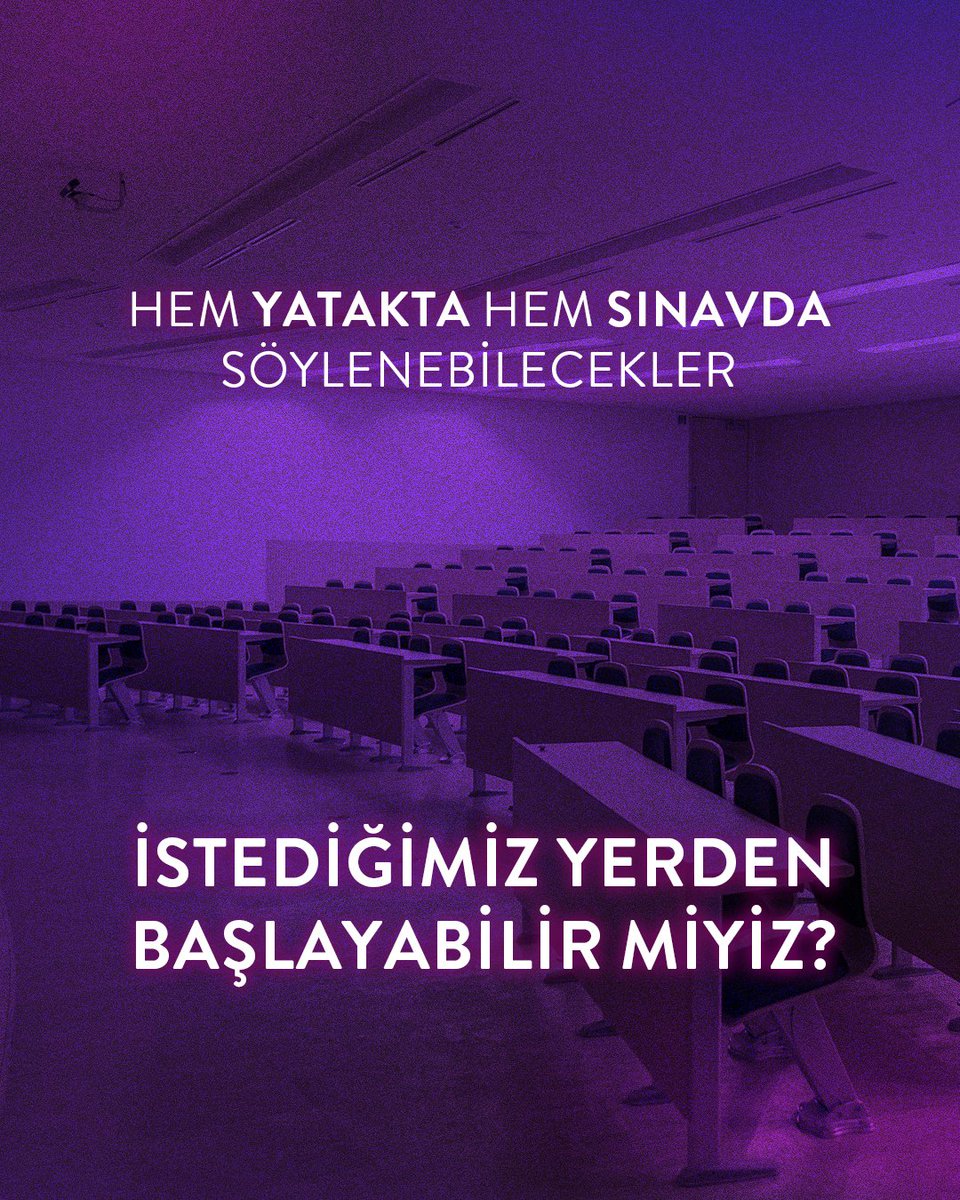 Sınavdan erken çıkanlardan mısın? Hem yatakta hem sınavda söylenebilecek bir cümle bırak. ✍️ #istediğingibi