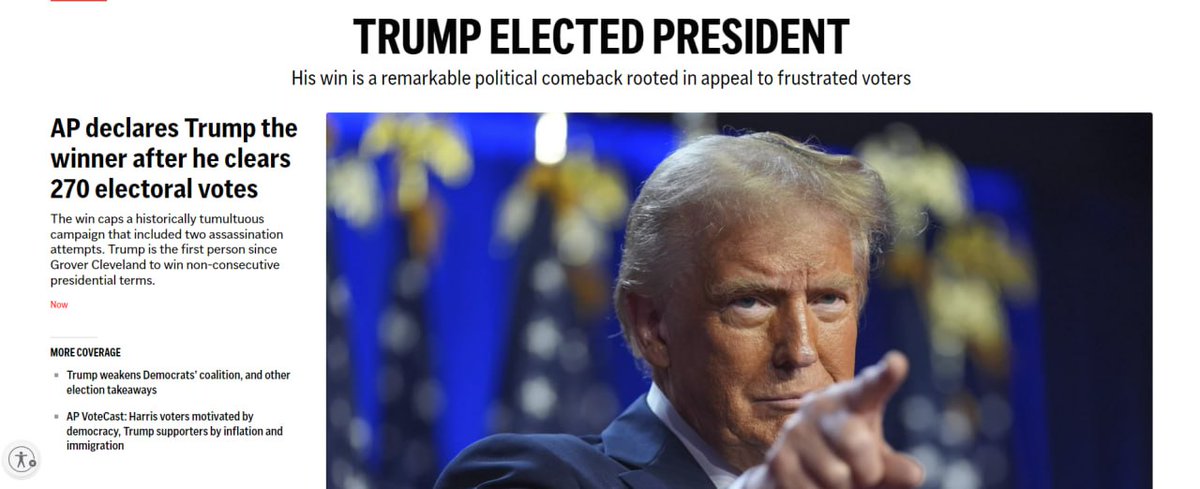 Coachyizzy's tweet photo. What a big comeback💪🇺🇸
Now that we have Donald Trump as the 47th President of America 🇺🇸

What next 🤔⁉️

Anyways, big congratulations to him. God's blessings and speed.🔥 https://t.co/ZFFzZifkpv