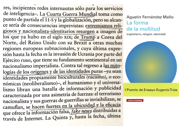 #LaFormaDeLaMultitud #EleccionesEEUU2024 
(o el mito de la Identidad en ese “Again” del eslogan publicitario “Make America Great Again”)