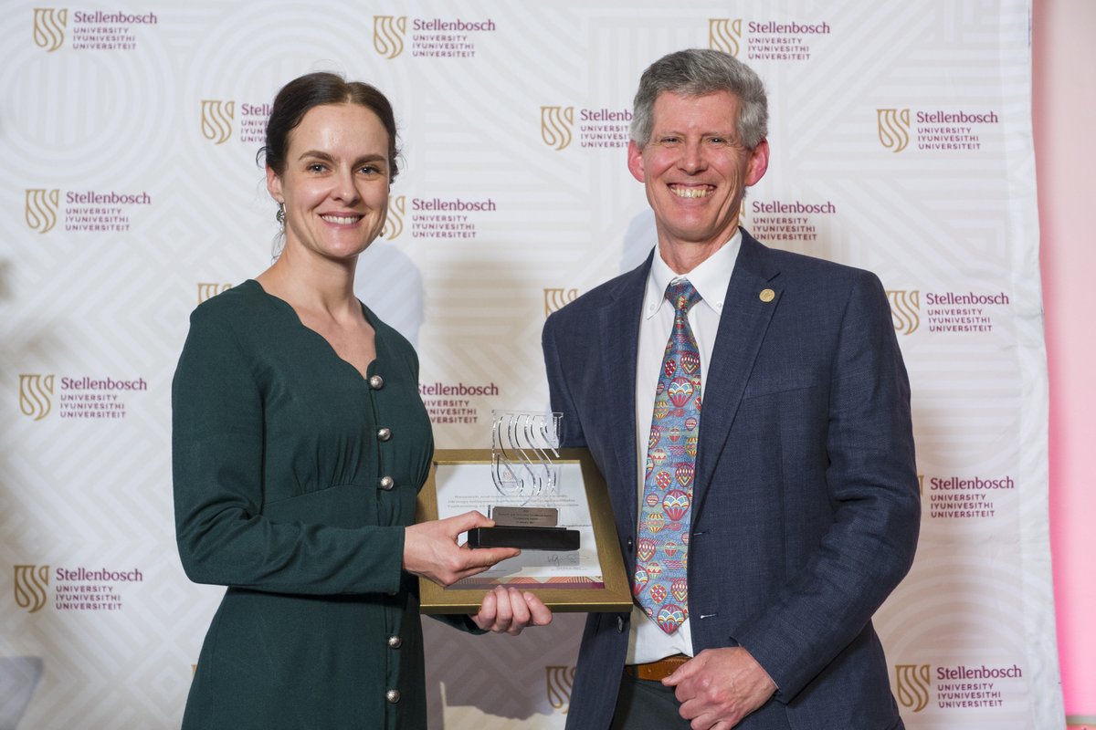 ceri_news's tweet image. 🎉 Congrats to Dr. @moir_monika, CERI researcher, awarded @StellenboschUni&apos;s 2024 Postdoctoral Research Fellow of the Year! 🏆
Her impactful publications &amp;amp; global collaborations make us proud. Way to go, Dr. Moir! 🌟 #ExcellenceInResearch #CLIMADE #ProudCERIer @MatiesResearch