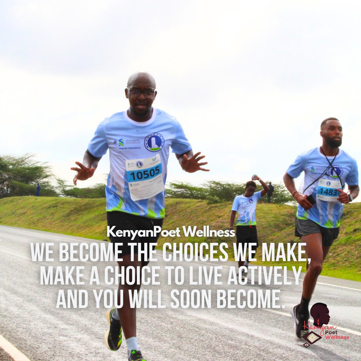 KP_Wellnes's tweet image. Quote of the day:🦉Wisdom Wednesday 💭
We become the choices we make,
Make a choice to live actively
And you will soon become.
#inspiringhumanstorun #KenyanRunners #KenyanRunningCommunity #inspiringhumanstorun #RunninginKenya #Run #RunningQuotes #KenyanQuotes #KenyanRunningQuotes
