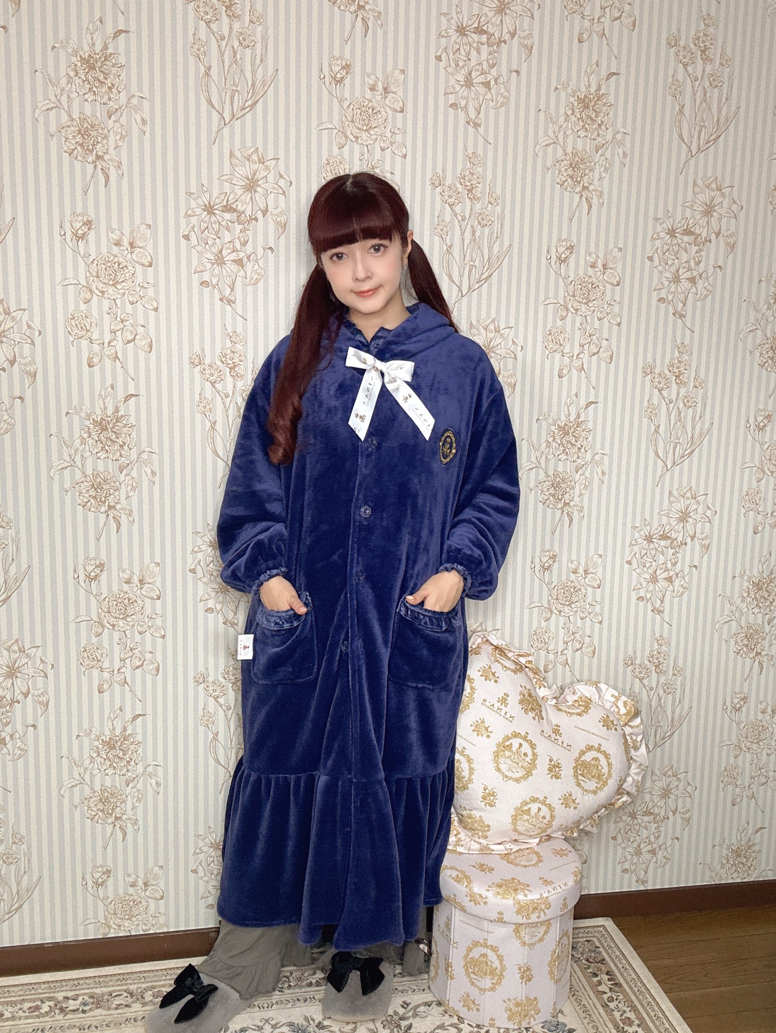 着る毛布 パジャマ 青木美沙子さん