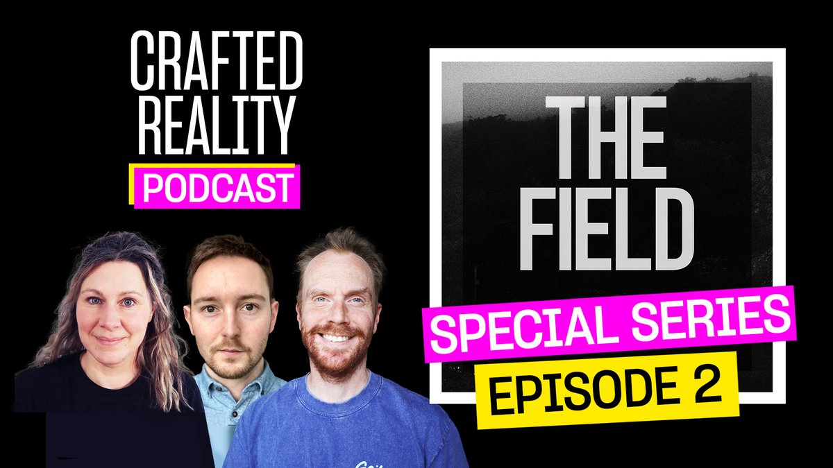 Episode 2 of the Crafted Reality Podcast Special Series is now LIVE covering EVERYTHING related to The Field. Join podcast hosts <a href="/that_allie/">Alison John</a> <a href="/sykes_julian/">julian sykes</a> &amp; writer <a href="/HefinRobinson/">Hefin Robinson</a> as they discuss the process of creating the world within the piece.  
🔗LINK IN BIO
#TheField