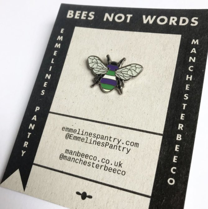 manchesterbeeco's tweet image. Today seems a very good day to post our #suffragette #bee #pinbadge 🐝 💜🤍💚
manbeeco.co.uk/product/suffra…