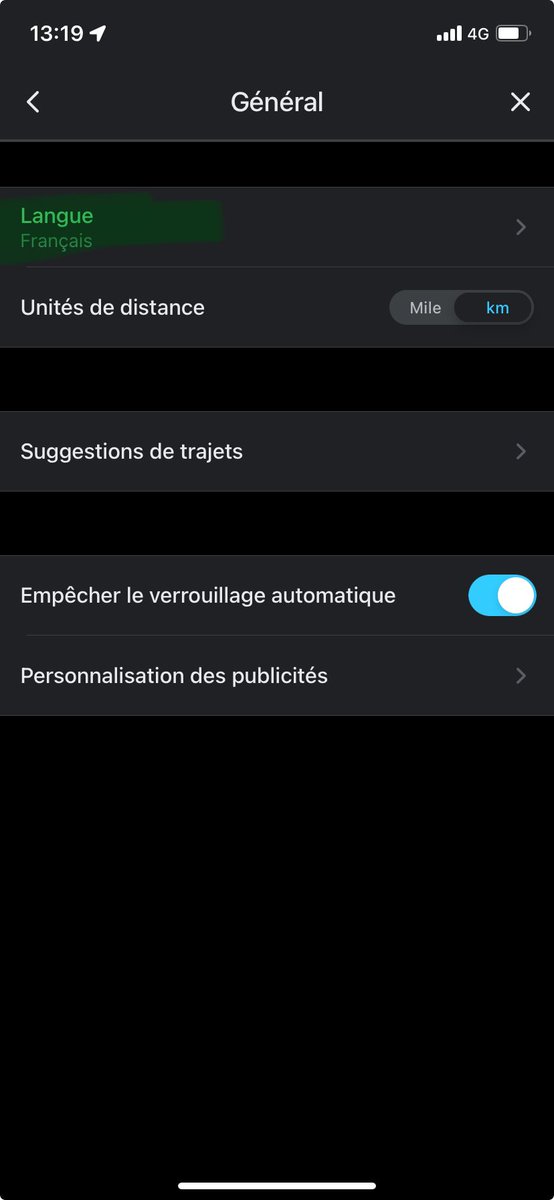 htubezleb's tweet photo. Pour l’instant ça sert à rien… mais quand ça reviendra à la normale si il faut rechanger la langue. #waze https://t.co/tYH0KAOzjT