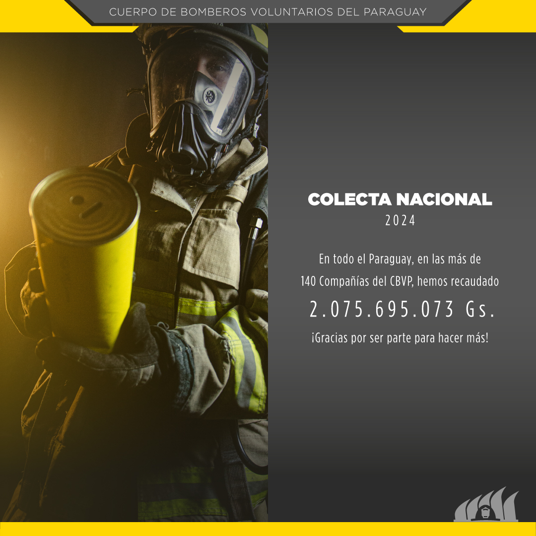 💛 2.075.695.073 de ¡¡¡GRACIASSS!!! 💛

Es el monto recaudado en el conteo total de las +140 Compañías del #CBVP en la Colecta Nacional 2024.

¡Gracias por ser parte para hacer más!