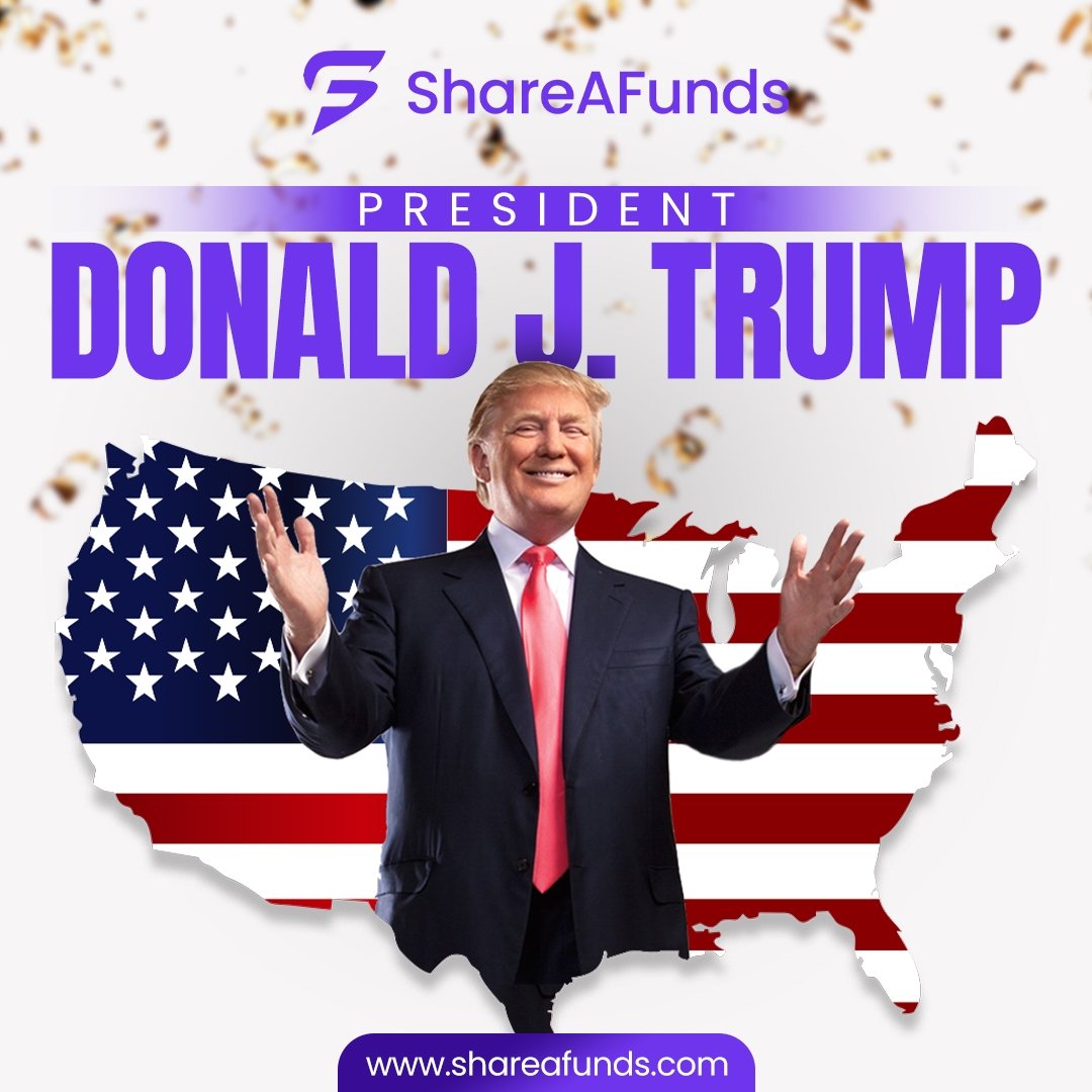 🇺🇸 President Donald J. Trump 🇺🇸

The people have spoken! Congratulations to President Donald J. Trump on this incredible achievement. As we enter a new chapter, let's stay informed and prepared for the impact on the markets and economy. 📈🌐

Stay connected with ShareAFunds for