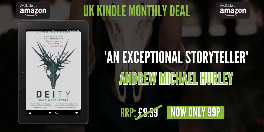 Karen Sullivan 🇺🇦🇨🇦🇬🇧 (@orendabooks) on Twitter photo #UK #Kindle #Deal
Podcast investigator Scott King examines a shocking cold cases in <a href="/ConcreteKraken/">Matt Wesolowski</a>'s spine-tingling, breathtakingly #Thriller, #Deity!
Another episode of the startlingly original, award-winning #SixStories #Series
📖bit.ly/4aRhiHI
#Horror #Books #UK #Kindle #Deal
Podcast investigator Scott King examines a shocking cold cases in <a href="/ConcreteKraken/">Matt Wesolowski</a>'s spine-tingling, breathtakingly #Thriller, #Deity!
Another episode of the startlingly original, award-winning #SixStories #Series
📖bit.ly/4aRhiHI
#Horror #Books
