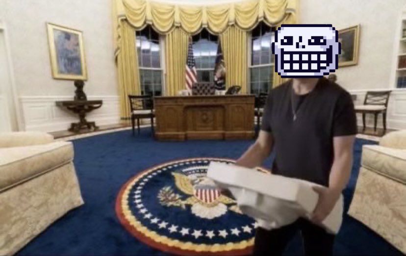 tap_troll's tweet photo. Now the White House is ours!

Fuck! Bitcoin 100k is just the beginning!

TROLL MODE ON 🧌🚀

#tap #troll #ordinals #bitcoin https://t.co/OZUqE1kyTr